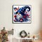 Gnome Diamond Art Kits for Adults-Round Full Drill 5D Patriotic Diamond Painting Kits for Adults Beginners Paint by Diamonds Pictures 4th of July Gem Art Painting Kits DIY Crafts Kits 12x12inch